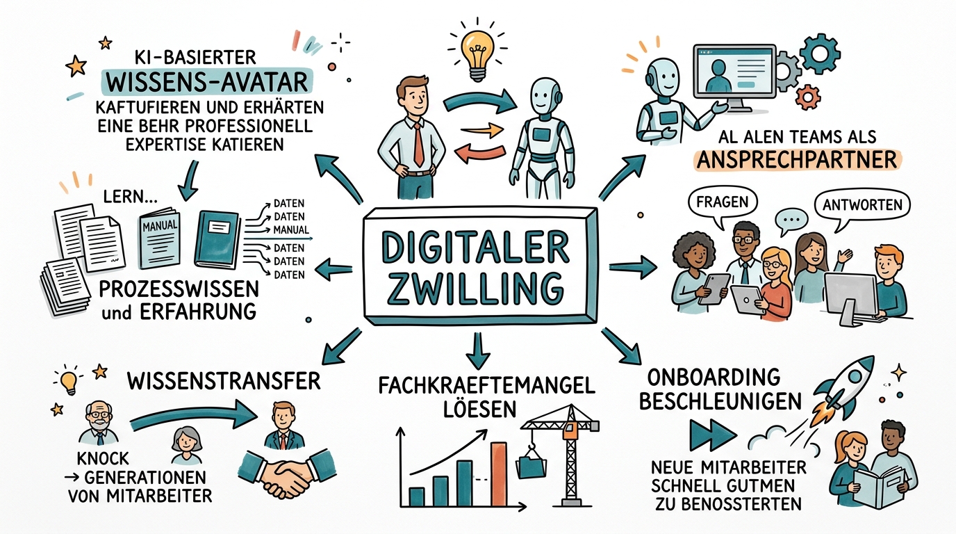 Digitaler Zwilling Konzept